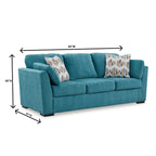 Roundhill Furniture Clareen 3-teiliges Wohnzimmer-Set, Sofa, Zweisitzer und Cutler-Sessel