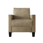 CraftPorch 3-teiliges Wohnzimmer-Set aus Cord, im Mid-Century-Modern-Stil, mit Samtbezug