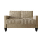 CraftPorch 3-teiliges Wohnzimmer-Set aus Cord, im Mid-Century-Modern-Stil, mit Samtbezug