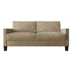 CraftPorch 3-teiliges Wohnzimmer-Set aus Cord, im Mid-Century-Modern-Stil, mit Samtbezug