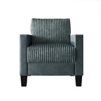 CraftPorch 3-teiliges Wohnzimmer-Set aus Cord, im Mid-Century-Modern-Stil, mit Samtbezug