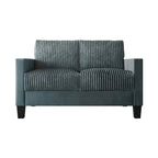 CraftPorch 3-teiliges Wohnzimmer-Set aus Cord, im Mid-Century-Modern-Stil, mit Samtbezug