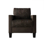 CraftPorch 3-teiliges Wohnzimmer-Set aus Cord, im Mid-Century-Modern-Stil, mit Samtbezug