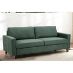 US Pride Furniture Miles 2 részes kanapé- és kétszemélyeskanapé-garnitúra megfordítható háttámlapárnákkal, századközepi modern kanapéval