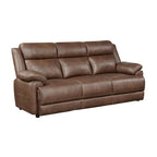Worthington 3-teiliges Sofa-Set, dunkelbraun gepolstert