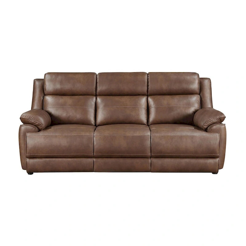 Worthington 3-teiliges Sofa-Set, dunkelbraun gepolstert