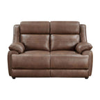 Worthington 3-teiliges Sofa-Set, dunkelbraun gepolstert