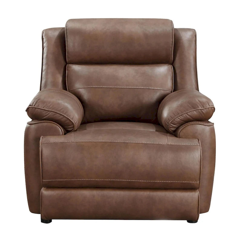 Worthington 3-teiliges Sofa-Set, dunkelbraun gepolstert
