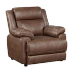 Worthington 3-teiliges Sofa-Set, dunkelbraun gepolstert