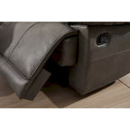 Betsy Furniture 3-teiliges Wohnzimmer-Set aus Kunstleder mit Relaxfunktion, Sofa, Loveseat und Gleitsessel