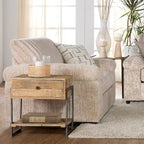 Roundhill Furniture Nason Wide Wale Corduroy Living Room 4-Piece Sofa Set