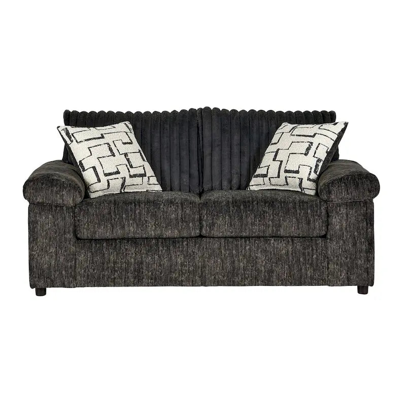 Roundhill Furniture Nason Wide Wale Corduroy Living Room 4-Piece Sofa Set