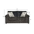 Roundhill Furniture Nason Wide Wale Corduroy Living Room 4-Piece Sofa Set
