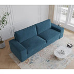 Modern 80 Upholstered Fabric 3-Seater Sofa
