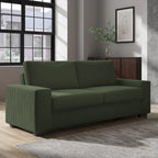 Nowoczesna sofa 80 z tapicerowaną tkaniną, 3-osobowa