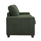 Nowoczesna sofa 80 z tapicerowaną tkaniną, 3-osobowa