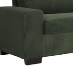 Nowoczesna sofa 80 z tapicerowaną tkaniną, 3-osobowa