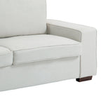 Nowoczesna sofa 80 z tapicerowaną tkaniną, 3-osobowa