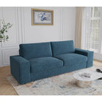 Nowoczesna sofa 80 z tapicerowaną tkaniną, 3-osobowa