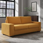 Nowoczesna sofa 80 z tapicerowaną tkaniną, 3-osobowa