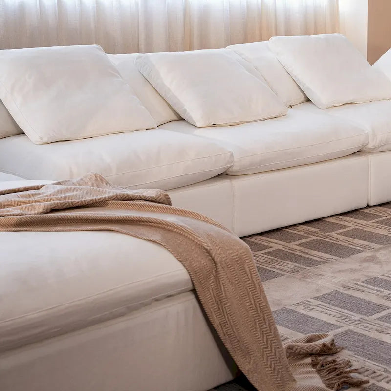 90.56 modulares Cloud-Sofa mit Bezug – Zweisitzer