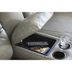 Canapé d’angle inclinable électrique 3 pièces avec console Dunleith de Signature Design by Ashley