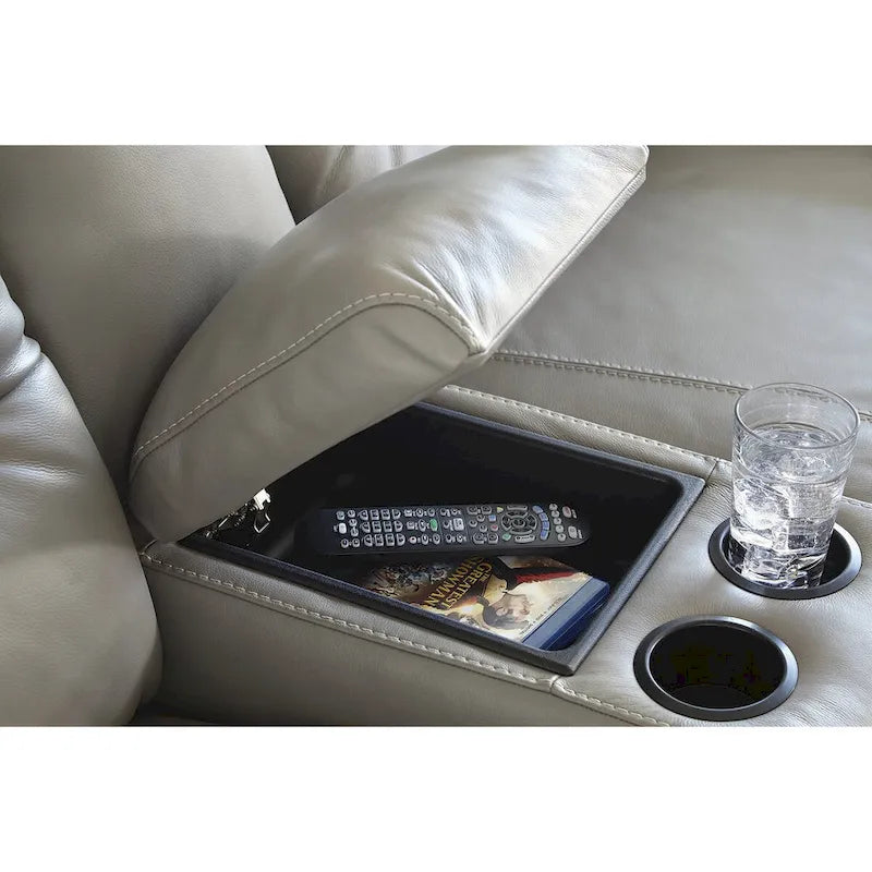 Canapé d’angle inclinable électrique 3 pièces avec console Dunleith de Signature Design by Ashley