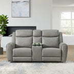 Set reclinabile transizionale Roundhill Furniture Wesley da 2 pezzi, grigio