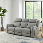 Set reclinabile transizionale Roundhill Furniture Wesley da 2 pezzi, grigio