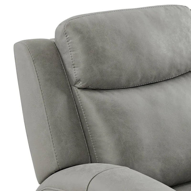 Set reclinabile transizionale Roundhill Furniture Wesley da 2 pezzi, grigio