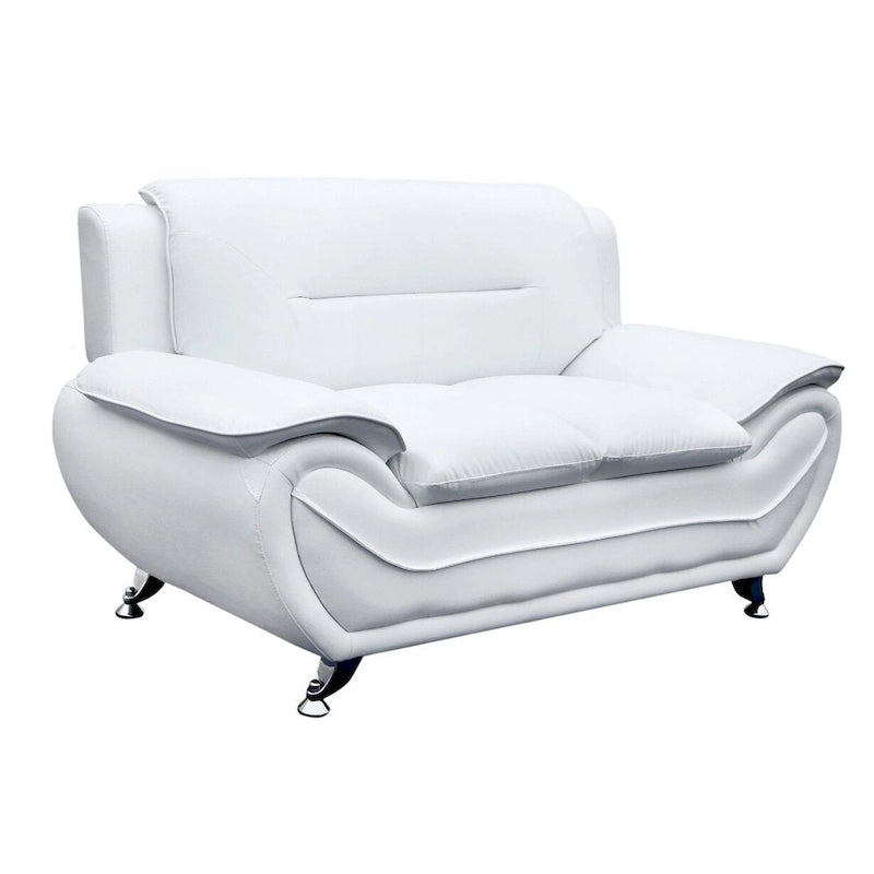 Michael Segura loveseat van kunstleer