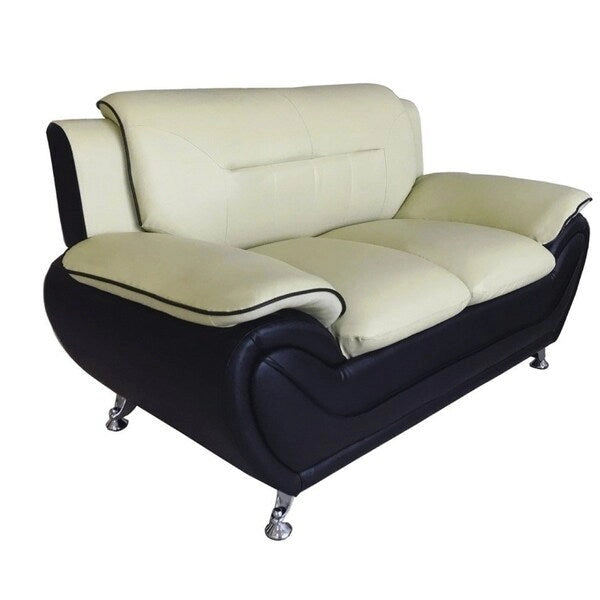 Michael Segura loveseat van kunstleer
