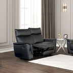 Canapé 2 places inclinable manuellement en cuir assorti Marty de Furniture of America