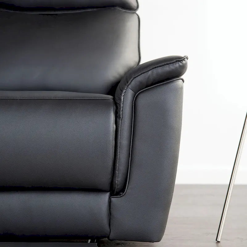 Canapé 2 places inclinable manuellement en cuir assorti Marty de Furniture of America