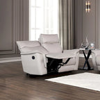 Canapé 2 places inclinable manuellement en cuir assorti Marty de Furniture of America