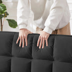 Modernes Zweisitzer-Futon-Sofa aus Samt, ausziehbares Schlafsofa, kleines Zweisitzer-Sofa
