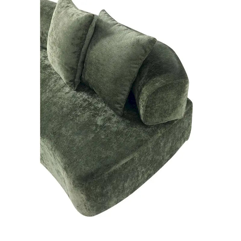 Manhattan Comfort 2-osainen moderni Verandah-chenille-monikäyttösohvasetti