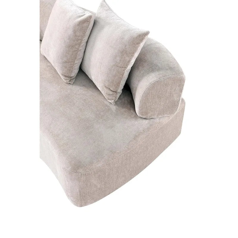 Manhattan Comfort 2-osainen moderni Verandah-chenille-monikäyttösohvasetti