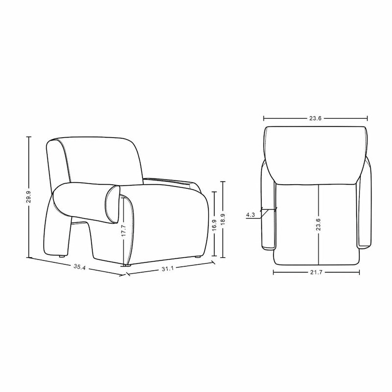 Conjunto de sofás moderno de chenilla Verandah de 3 piezas de Manhattan Comfort