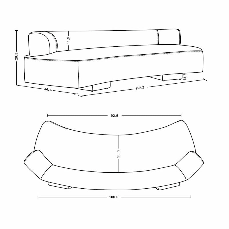 Conjunto de sofás moderno de chenilla Verandah de 3 piezas de Manhattan Comfort