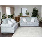 Roundhill Oasis 2-teiliges Wohnzimmer-Set, Sofa und Zweisitzer