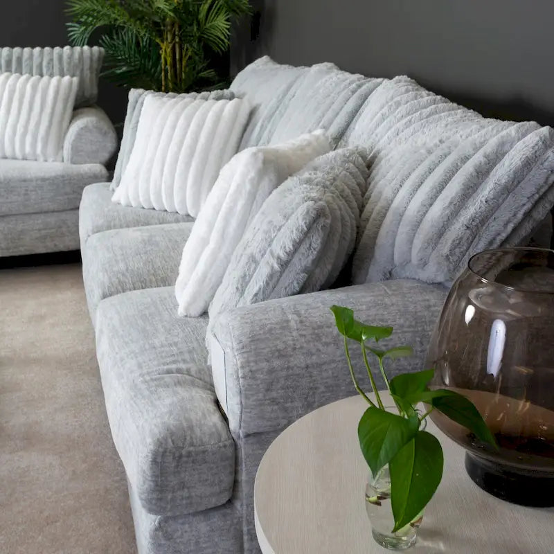 Roundhill Oasis 2-teiliges Wohnzimmer-Set, Sofa und Zweisitzer