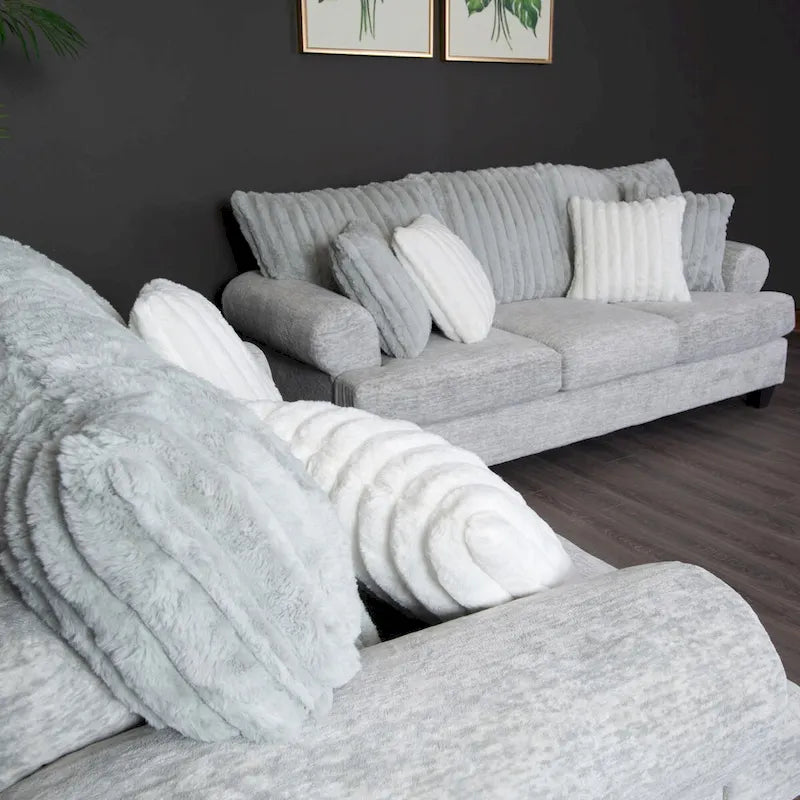 Roundhill Oasis 2-teiliges Wohnzimmer-Set, Sofa und Zweisitzer